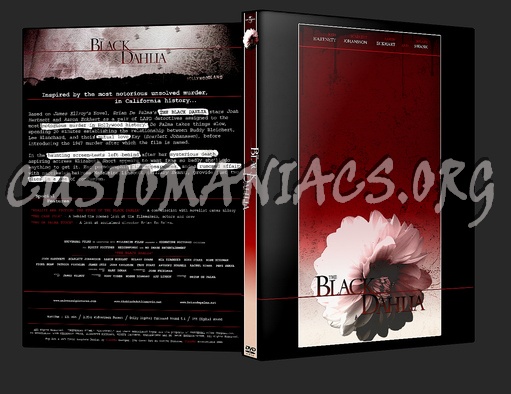 The Black Dahlia dvd cover