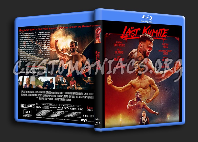 The Last Kumite (2024) blu-ray cover