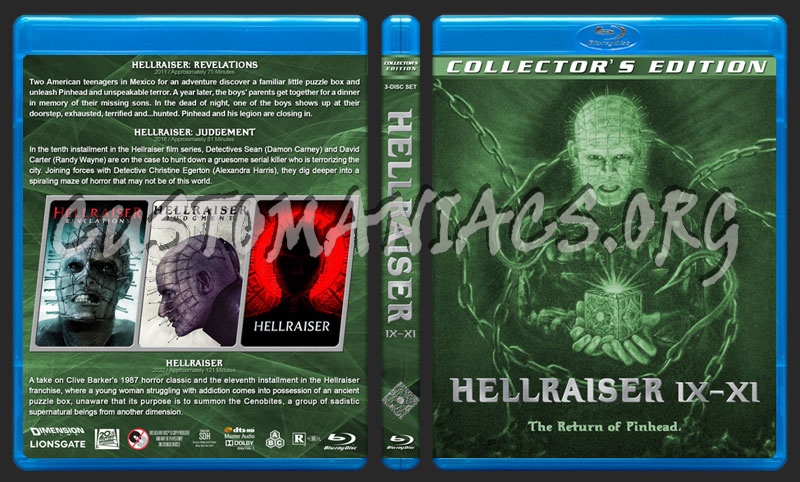 Hellraiser 9-11 blu-ray cover