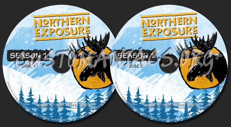 Northern Exposure - Season 1 dvd label
