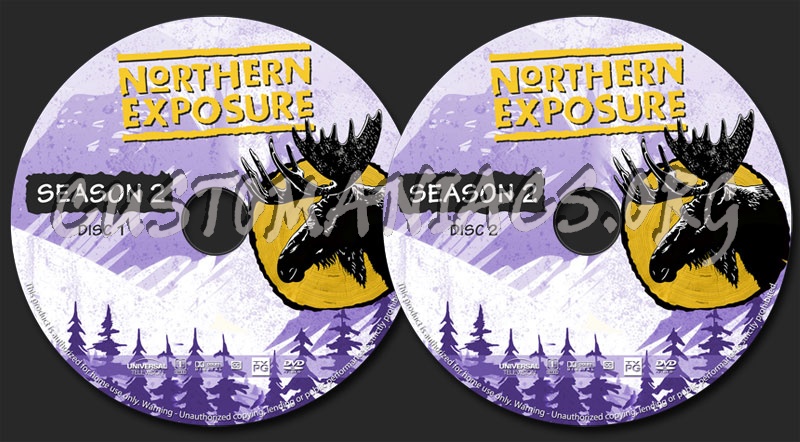 Northern Exposure - Season 2 dvd label
