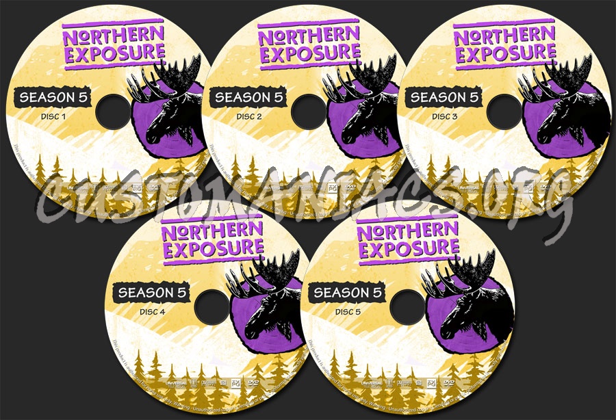 Northern Exposure - Season 5 dvd label