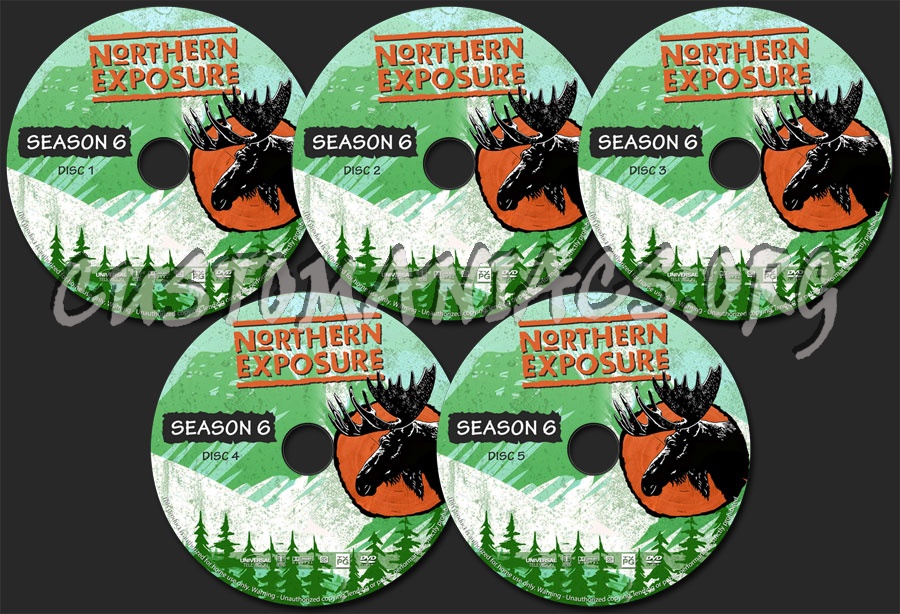 Northern Exposure - Season 6 dvd label