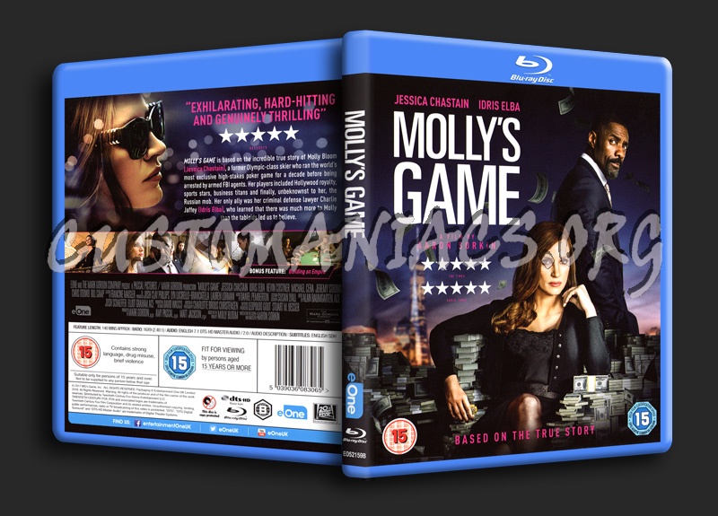 Molly's Game blu-ray cover