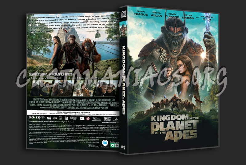 Kingdom of the Planet of the Apes dvd cover