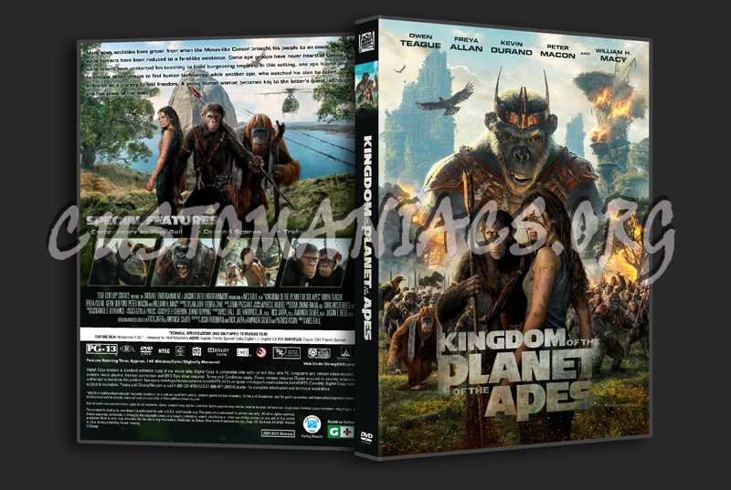 Kingdom of the Planet of the Apes dvd cover