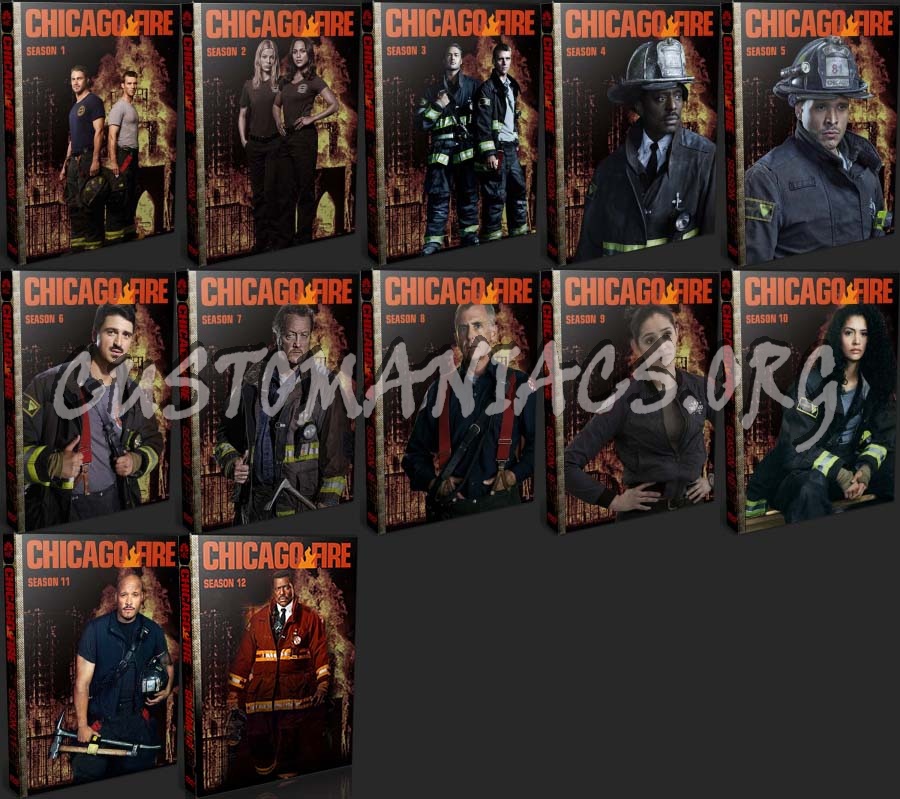 Chicago Fire - All seasons dvd cover