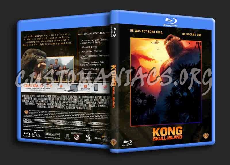 KONG Skull Island (2017) blu-ray cover