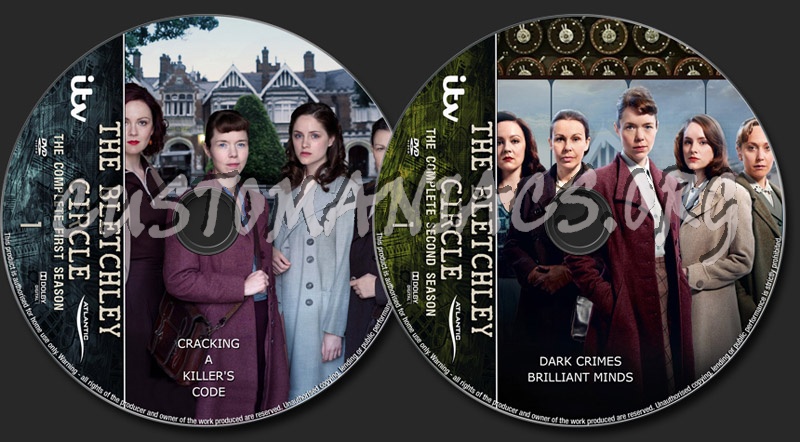 The Bletchley Circle Seasons 1-2 dvd label