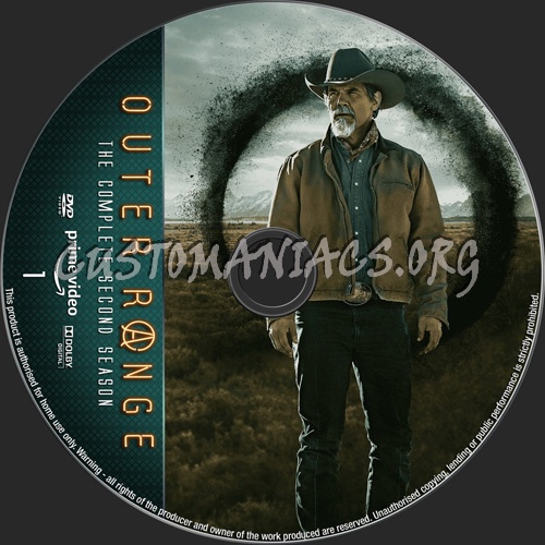 Outer Range Season 2 dvd label