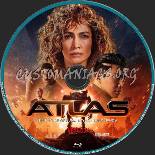 Atlas blu-ray label