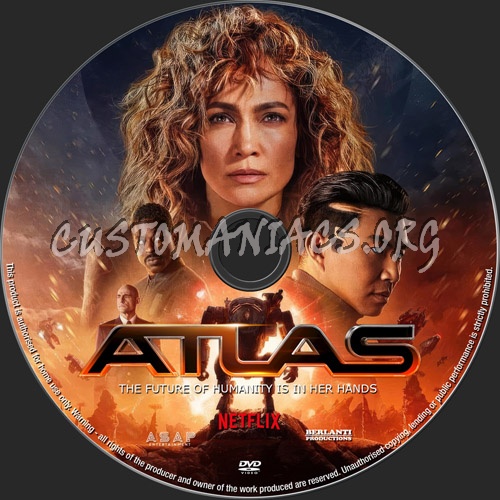 Atlas dvd label