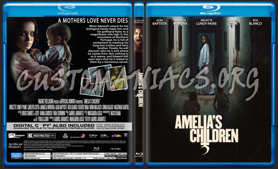 Amelia's Children blu-ray cover