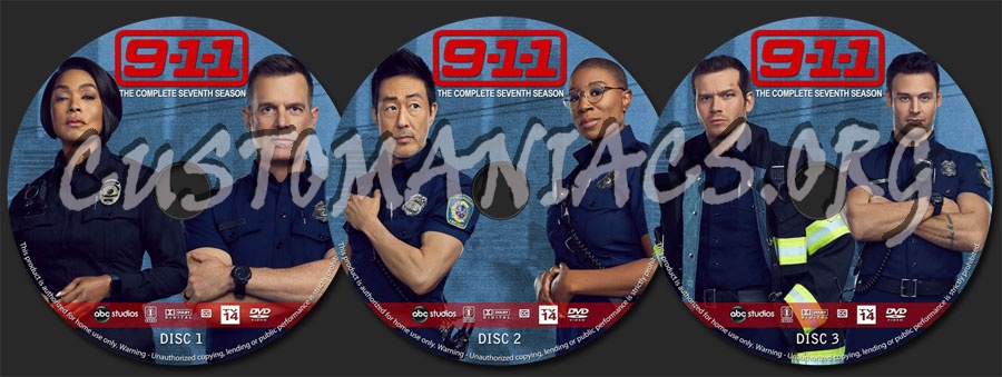 9-1-1 - Season 7 dvd label