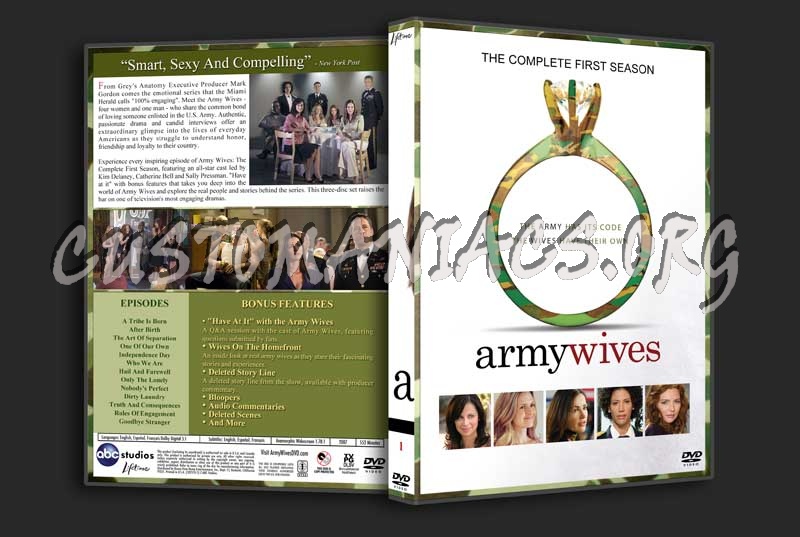 Army Wives - The Complete Series (spanning spine) dvd cover