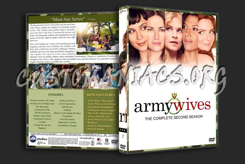 Army Wives - The Complete Series (spanning spine) dvd cover