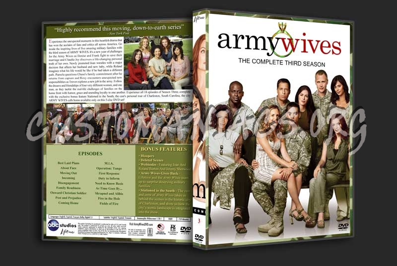 Army Wives - The Complete Series (spanning spine) dvd cover