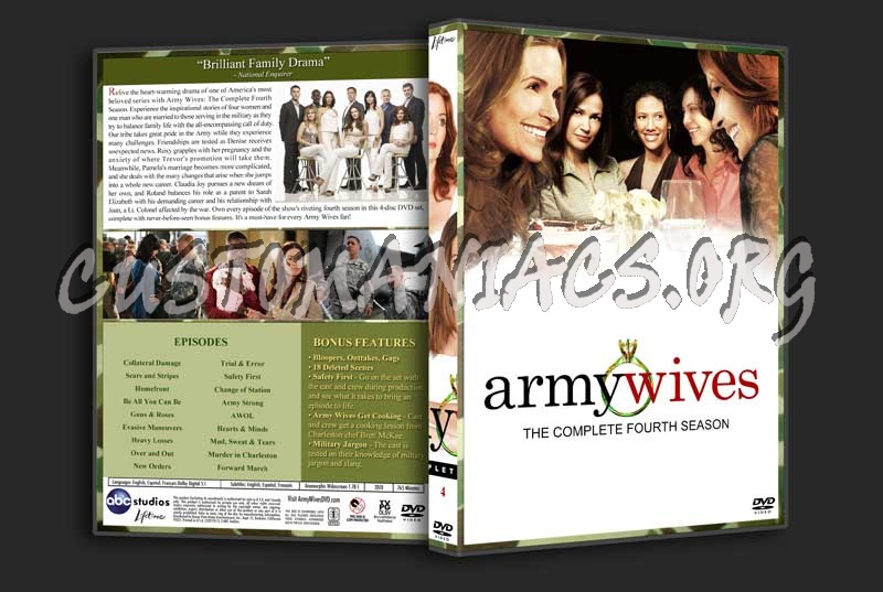 Army Wives - The Complete Series (spanning spine) dvd cover