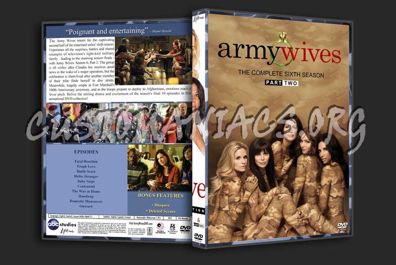 Army Wives - The Complete Series (spanning spine) dvd cover