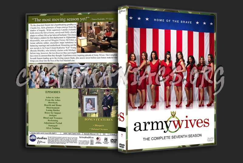 Army Wives - The Complete Series (spanning spine) dvd cover