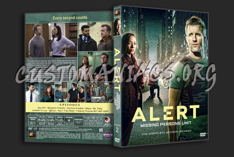 Alert: Missing Persons Unit - Season 2 dvd cover