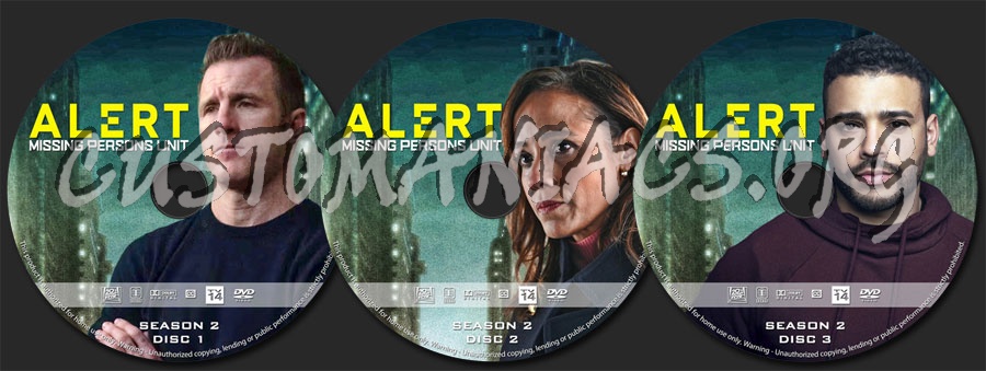 Alert: Missing Persons Unit - Season 2 dvd label