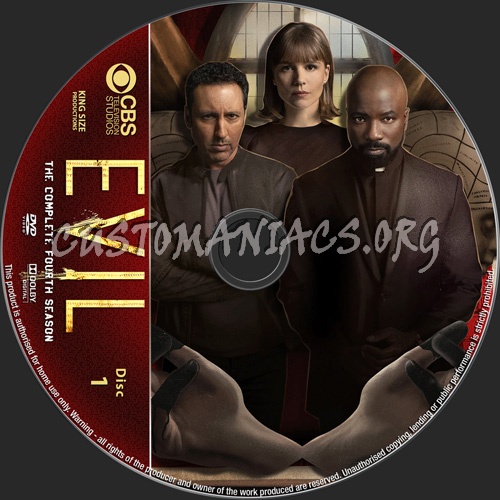 Evil Season 4 dvd label