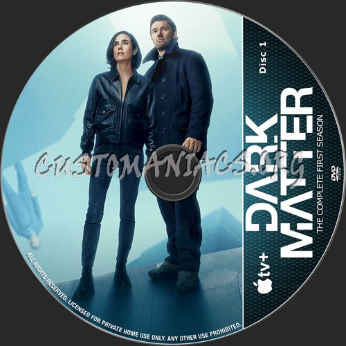 Dark Matter 2024 Season 1 dvd label