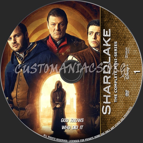 Shardlake Season 1 dvd label