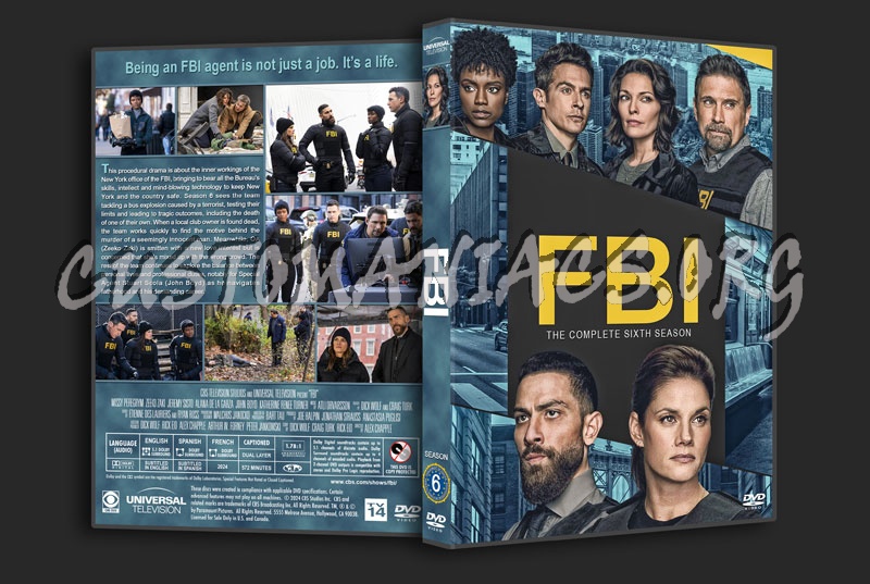 FBI - Season 6 dvd cover