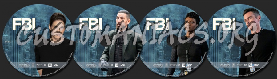 FBI - Season 6 dvd label