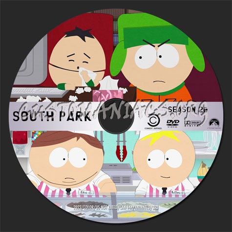 South Park - Season 26 dvd label