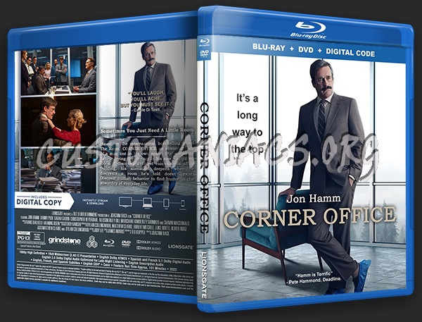 Corner Office (2023) Blu-ray + DVD Cover blu-ray cover