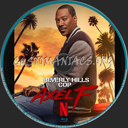 Beverly Hills Cop:Axel F blu-ray label