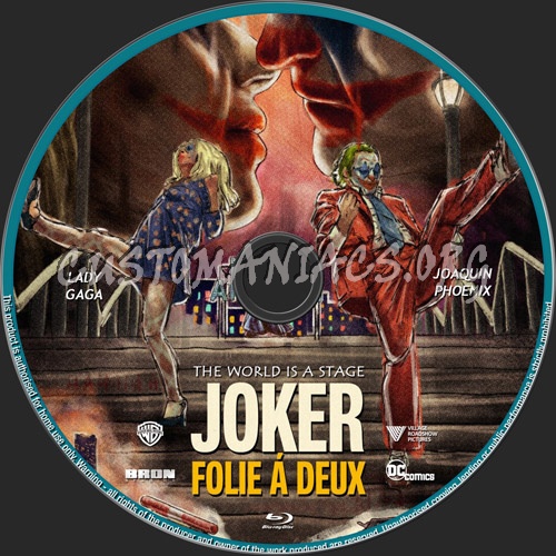 Joker Folie A Deux blu-ray label