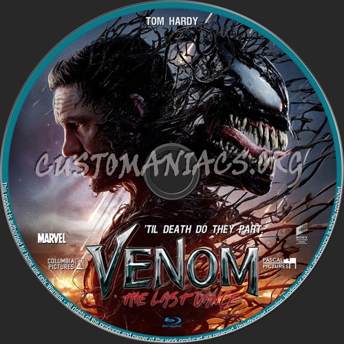 Venom 3 The Last Dance blu-ray label