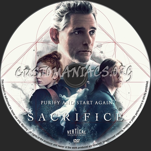 A Sacrifice dvd label