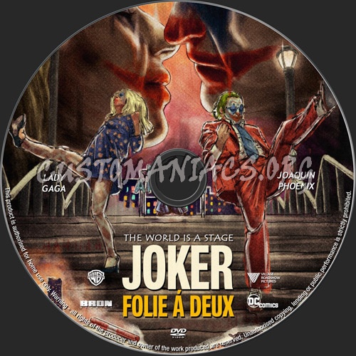 Joker Folie A Deux dvd label