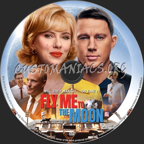 Fly Me To The Moon dvd label