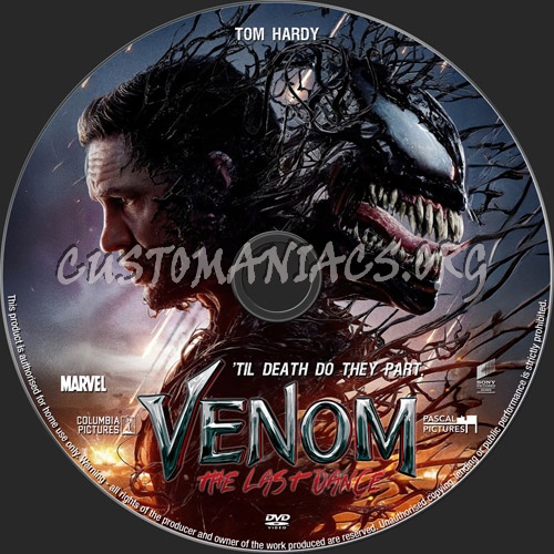 Venom 3 The Last Dance dvd label