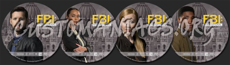 FBI: International - Season 3 dvd label