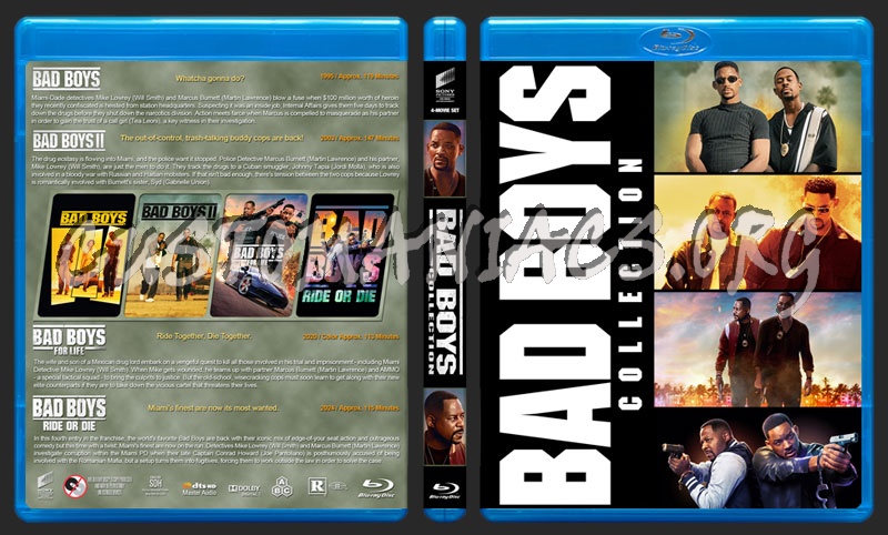 Bad Boys Collection blu-ray cover