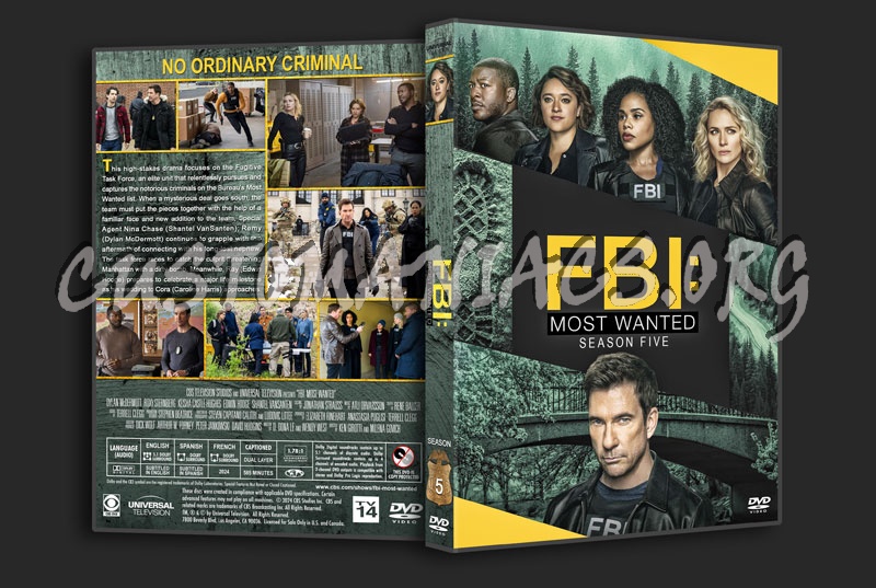 FBI: Most Wanted - Season 5 dvd cover