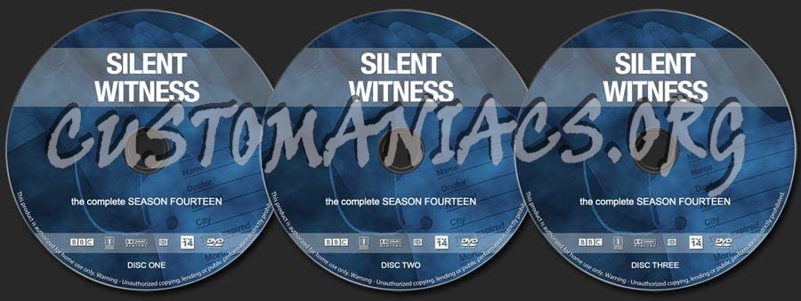 Silent Witness - Season 14 dvd label