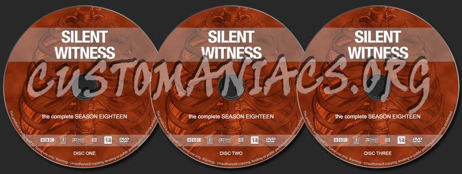 Silent Witness - Season 18 dvd label