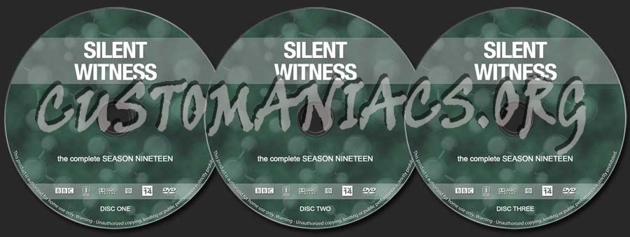 Silent Witness - Season 19 dvd label