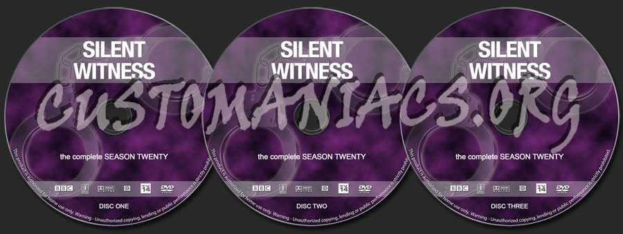 Silent Witness - Season 20 dvd label