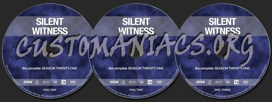 Silent Witness - Season 21 dvd label