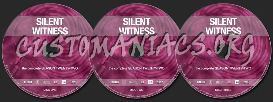 Silent Witness - Season 22 dvd label