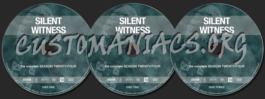 Silent Witness - Season 24 dvd label